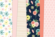 Boho Spring Digital Graphic Bundle, a Pattern Graphic by Paper Starr Studio (Thumbnail 3 of 6)