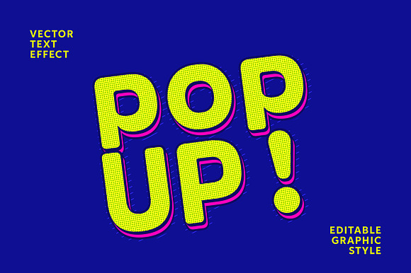 Comic Halftone Pop Dotted Text Effec preview 3