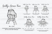 Daddy's Dream Team Fist Bump Png, a Graphic by LALADesigns (Thumbnail 1 of 2)
