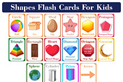 Shapes Flash Cards for Kid, a Card Template by DigitalsDesigns (Thumbnail 1 of 4)