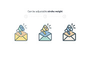 Web SEO icon collection, an Outline Icon by BomSymbols (Thumbnail 3 of 5)