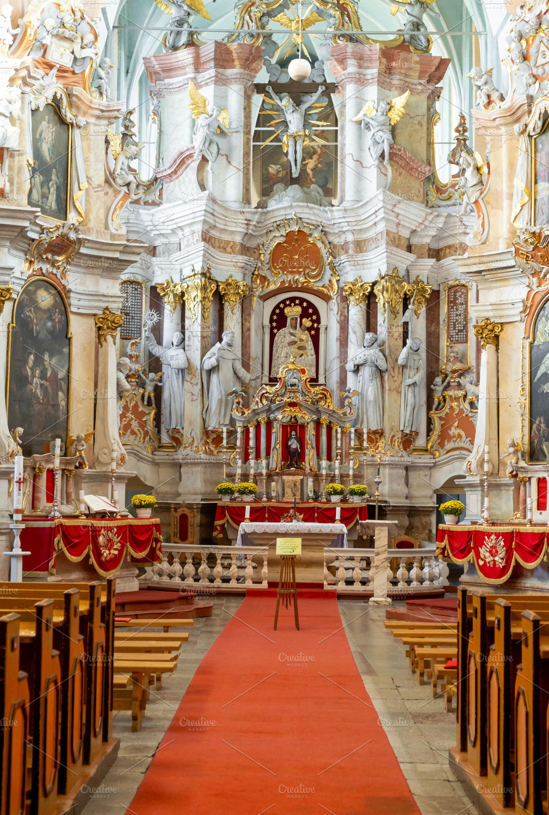Interior of the catholic church, an Architecture Photo by BOOCYS