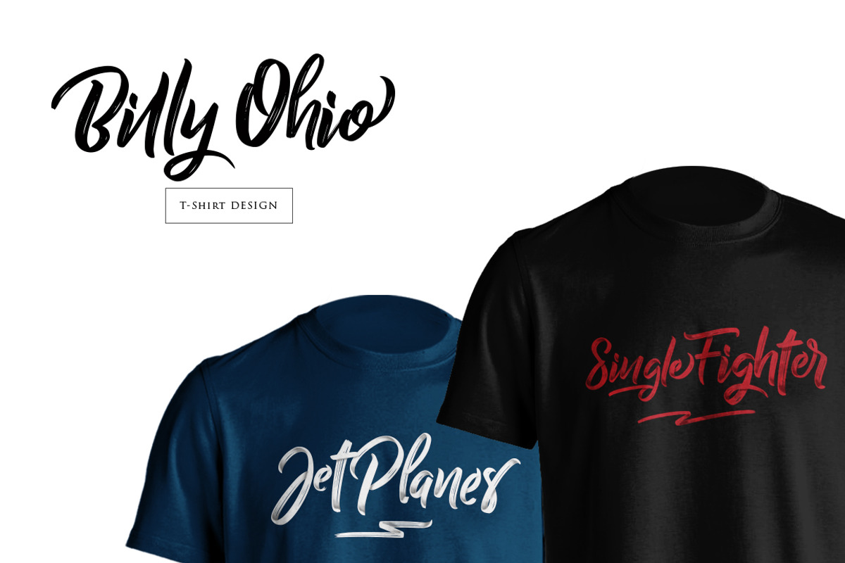Billy Ohio Typeface, a Script Font by alit design (Photo 13 of 15)