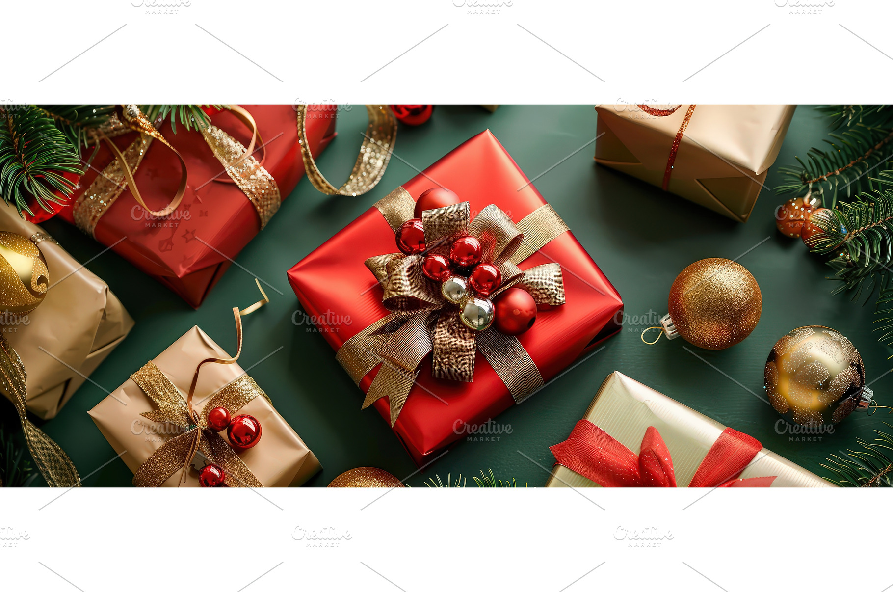 Luxury Christmas gift boxes with, a Holiday Photo by piter.goskov