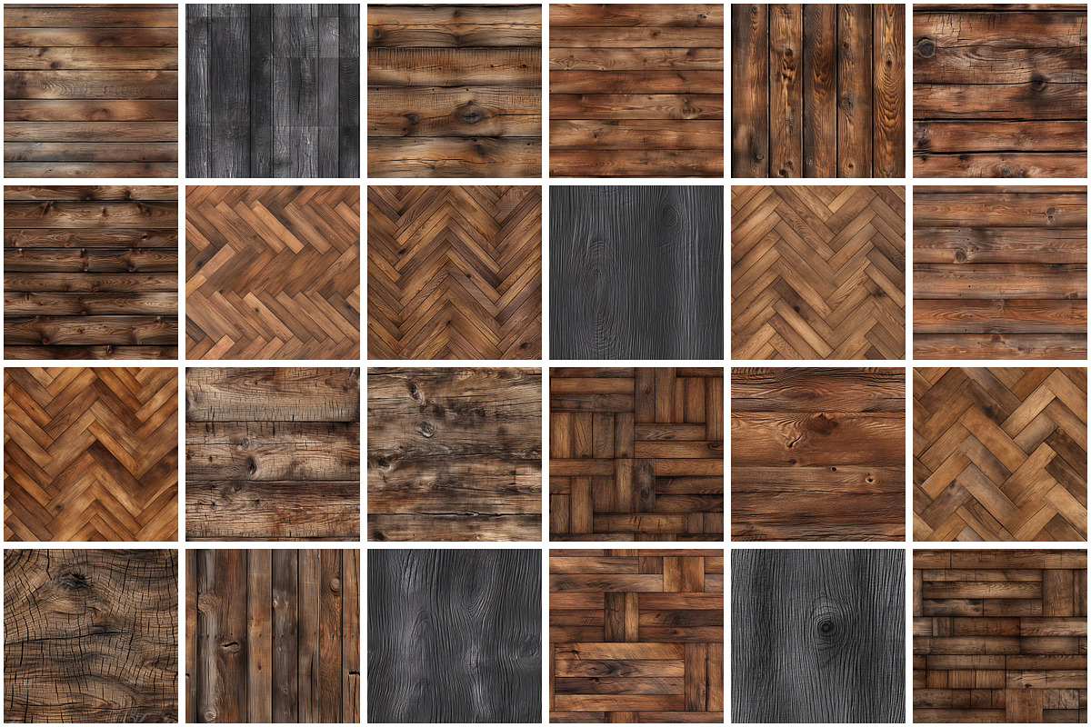 Vintage Wood Texture Seamless Patter, a Pattern Graphic by Forhadx5 (Photo 4 of 6)