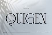 Quigen Serif Font, a Serif Font by Catalystco Studio (Thumbnail 1 of 7)
