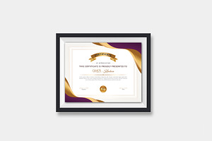 Modern Certificate Design Template