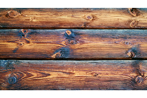 Natural wood background with warm