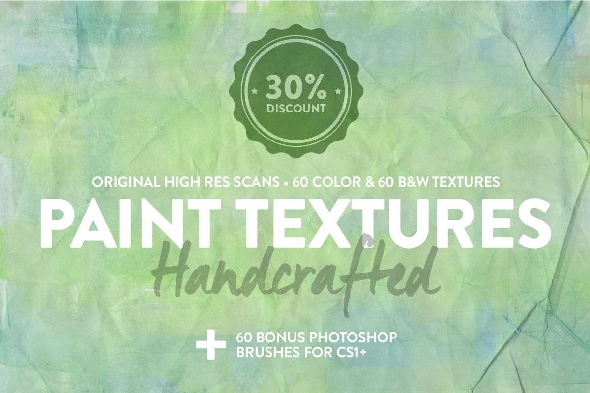 120 Textures + 60 Brushes, a Texture Graphic by Graphic Goods Co (Photo 1 of 4)