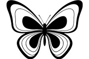 Elegant Butterfly Silhouette, an Object Graphic by Creativeshirt (Thumbnail 17 of 17)