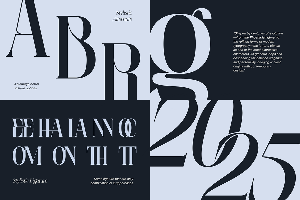 Aguilary Modern - Elegant Logo Font, a Serif Font by Nirmana Visual (Photo 10 of 16)