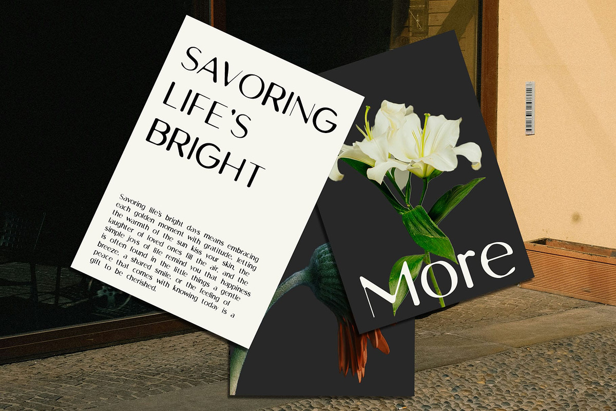 Mikea Blur, a Sans Serif Font by Craft Supply Co. (Photo 5 of 8)