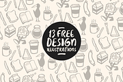 Breakfast Crew Font + Illustrations, a Script Font by The Branded Quotes (Thumbnail 6 of 7)