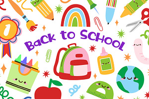 Back to School Clipart Playful, an Education Illustration by the_myro