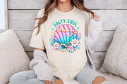Clam Pearl Coquette Bow Salty Soul P, an Illustration by Libby Wishes (Thumbnail 3 of 6)