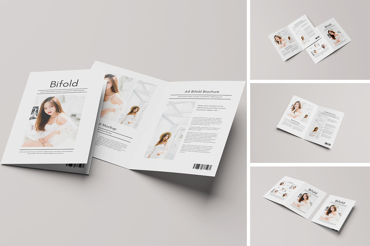 A4 Bifold Brochure Mockup, a Product Mockup by AKMAL STUDIO (Photo 1 of 5)