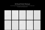 Glued Poster Mockups Scene Generator, an Advertising Mockup by Mr.Mockup™ (Thumbnail 5 of 14)