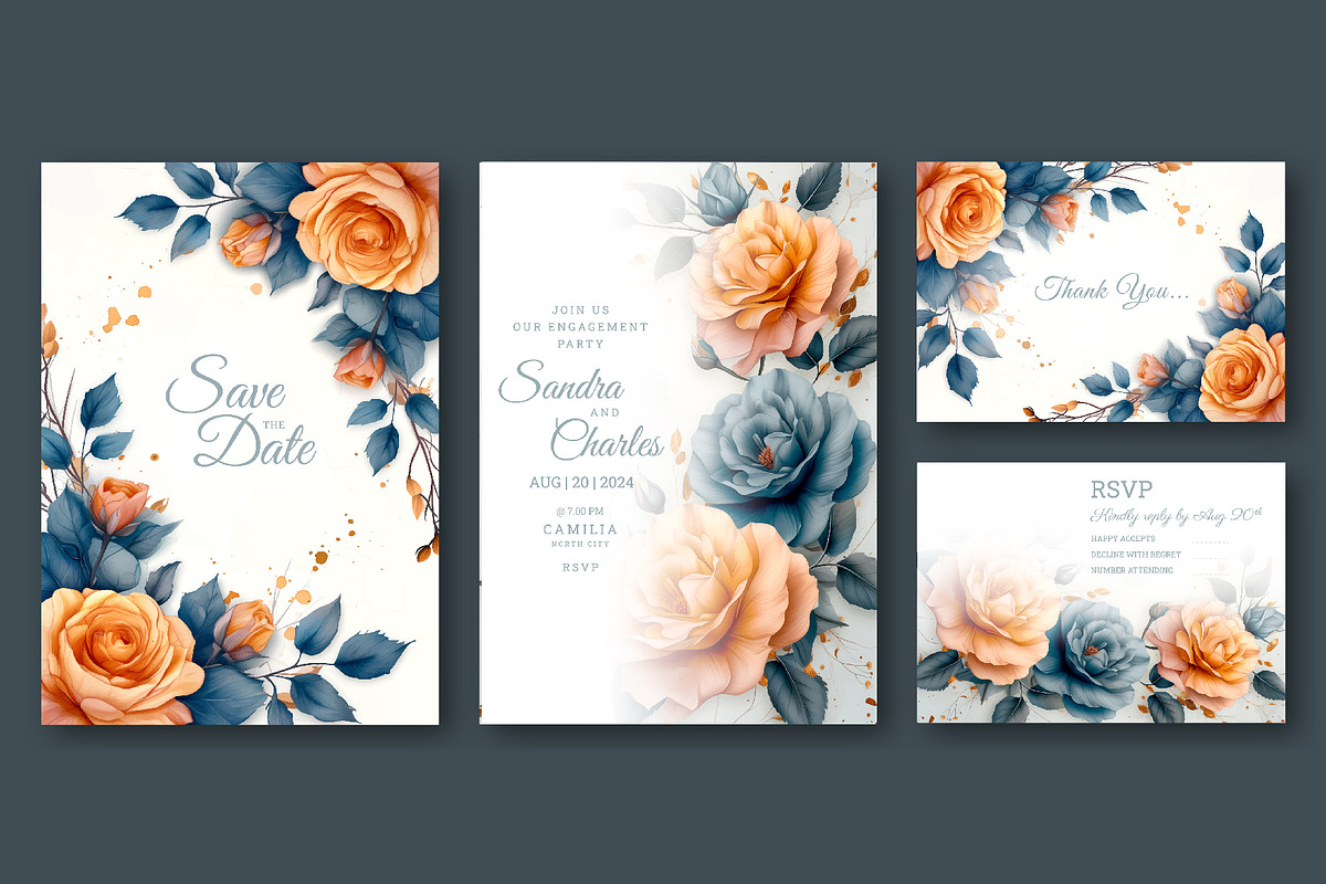 175+ Abstract Vector Invitations, an Invitation Template by M6 Gallery (Photo 98 of 126)