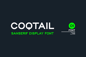 Coqtail font