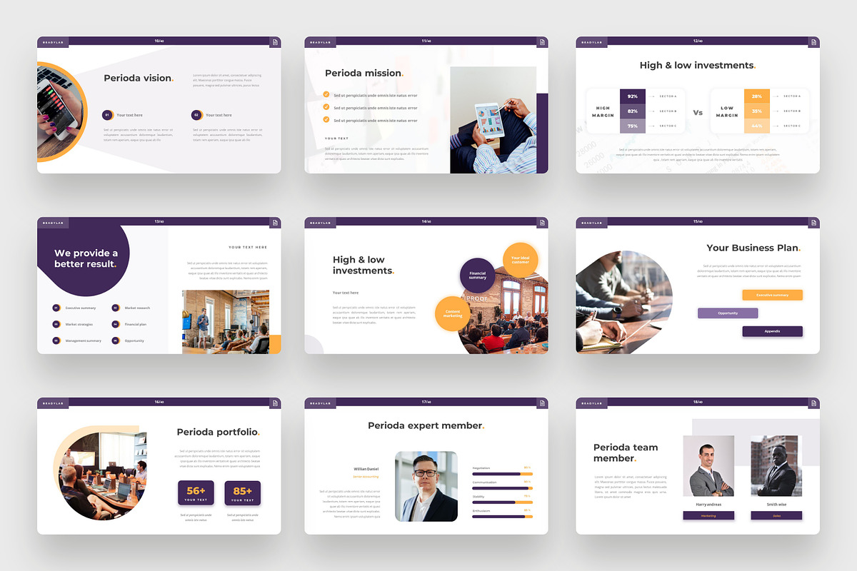 Perioda Annual Report Google Slides, a Presentation Template by BeadyLab (Photo 3 of 6)
