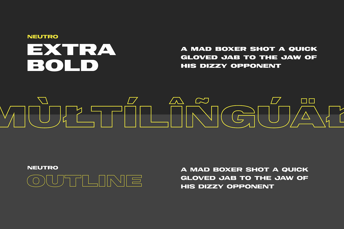 Neutro Bold Font, a Font by Believe Creatives (Photo 6 of 6)