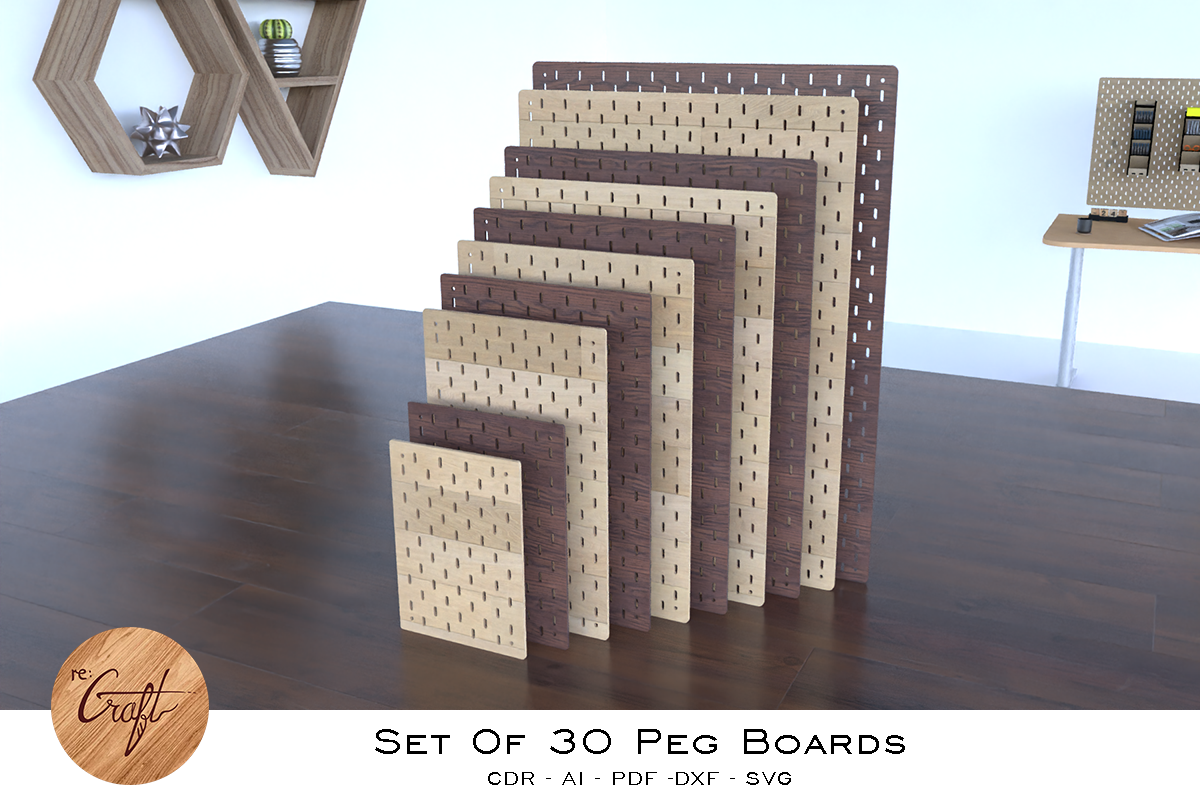 Set Of 30 Peg Boards, a Templates & Theme by StanleyTirtoutomo (Photo 12 of 12)