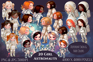 Space Explorers Astronaut Clipart