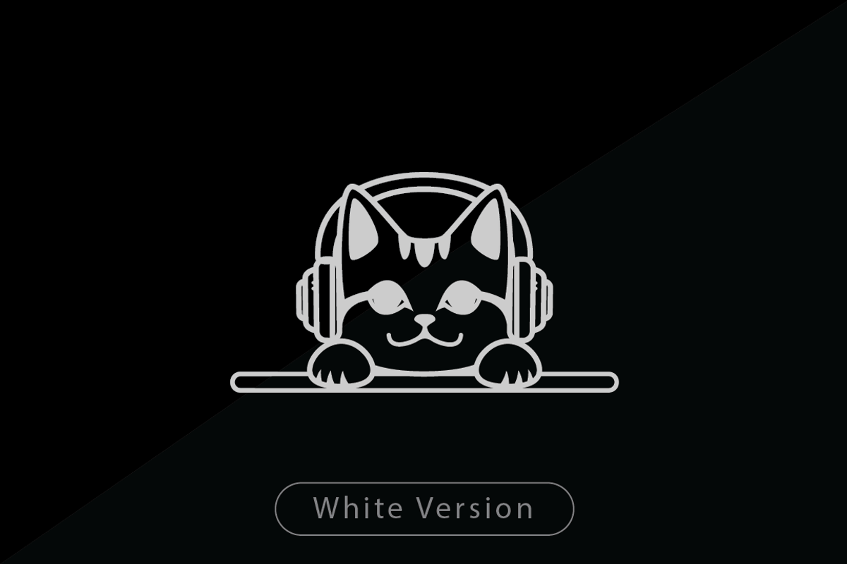 Funky Cute Cat Logo Template, a Branding & Logo Template by Heavtryq Design (Photo 4 of 4)