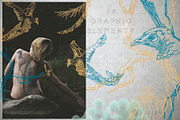 Peacock Blue Watercolor Collection, a Texture Illustration by Cat In Colour (Thumbnail 2 of 10)
