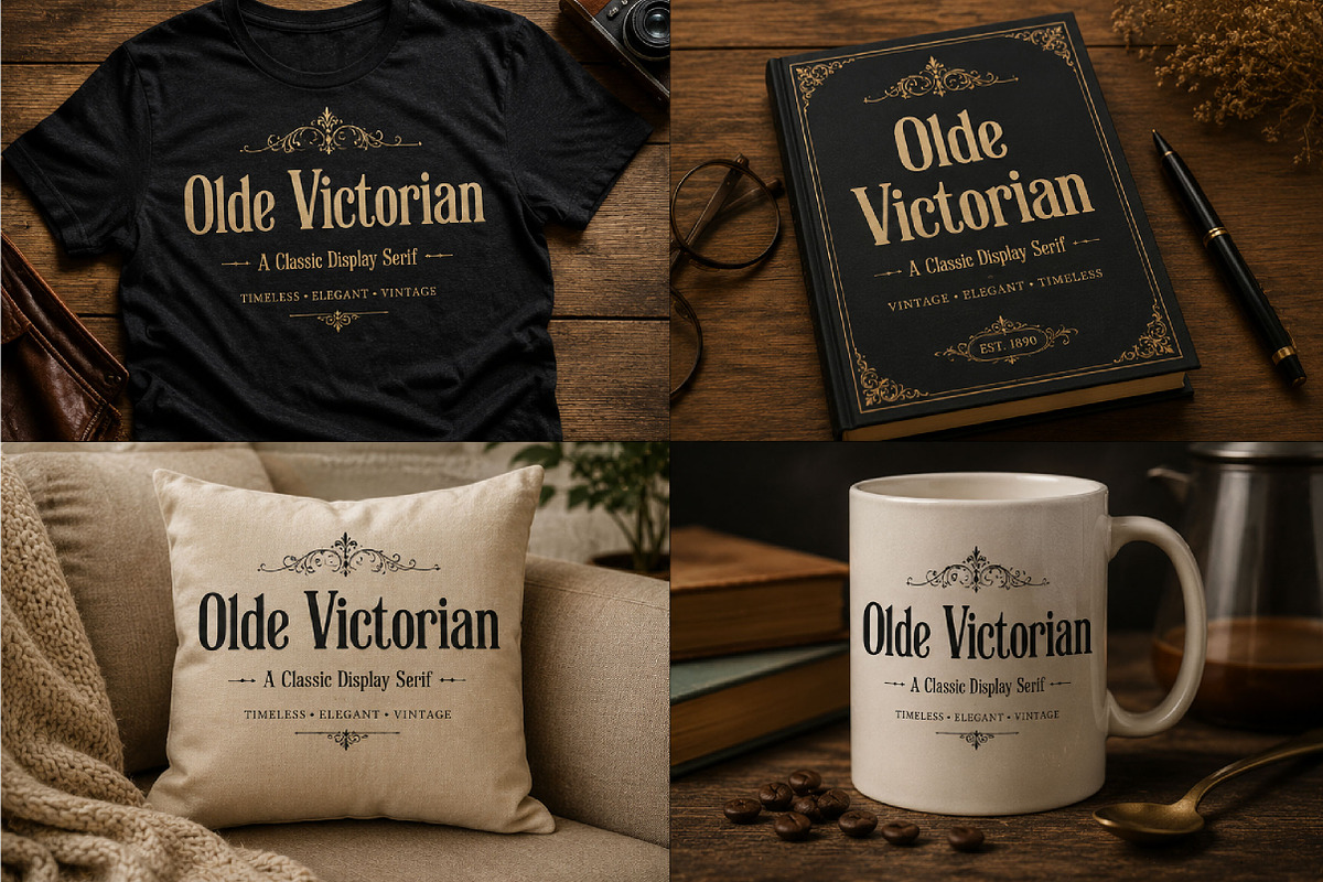 Olde Victorian, a Sans Serif Font by Wow Magic (Photo 4 of 4)