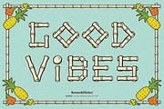Bamboo - A Fun Tropical Display Font, a Sans Serif Font by Komet & Flicker (Thumbnail 5 of 9)