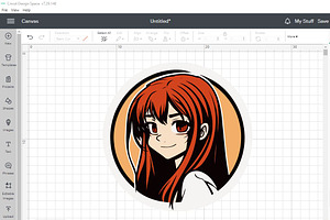 Anime Girl Sticker Kawaii Clipart