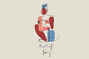 Abstract Women, a Decorative Illustration by Anna's Lettering (Thumbnail 3 of 7)