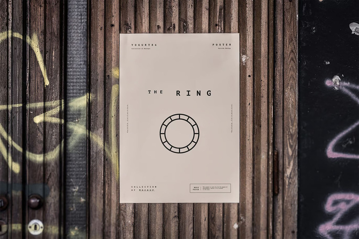 Urban Poster Mock-up, an Advertising Mockup by zippypixelstudio (Photo 4 of 13)