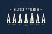 Leather Helmet Athletic Font, a Font by StockMamba (Thumbnail 2 of 4)
