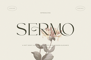 SERMO - elegant serif font, a Serif Font by ToniStudio
