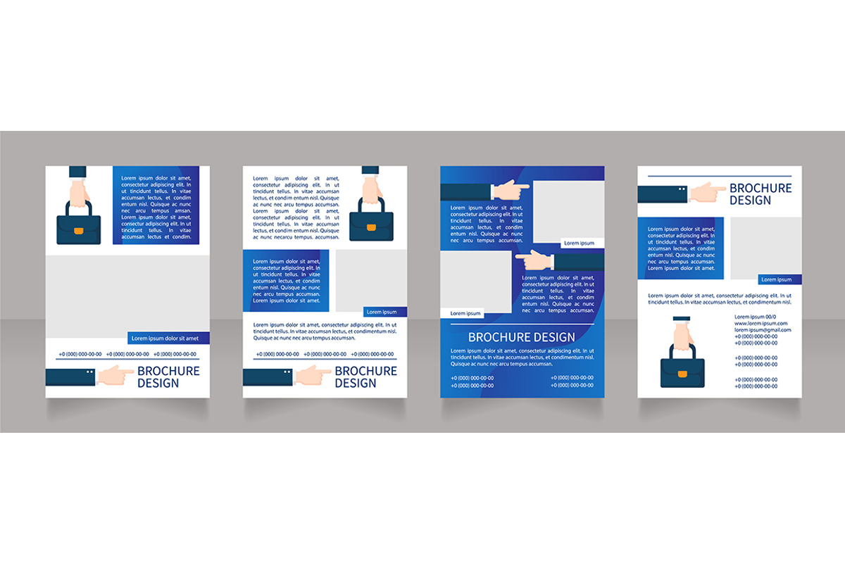 Job description promotional blank, a Brochure Template by IMG Visuals