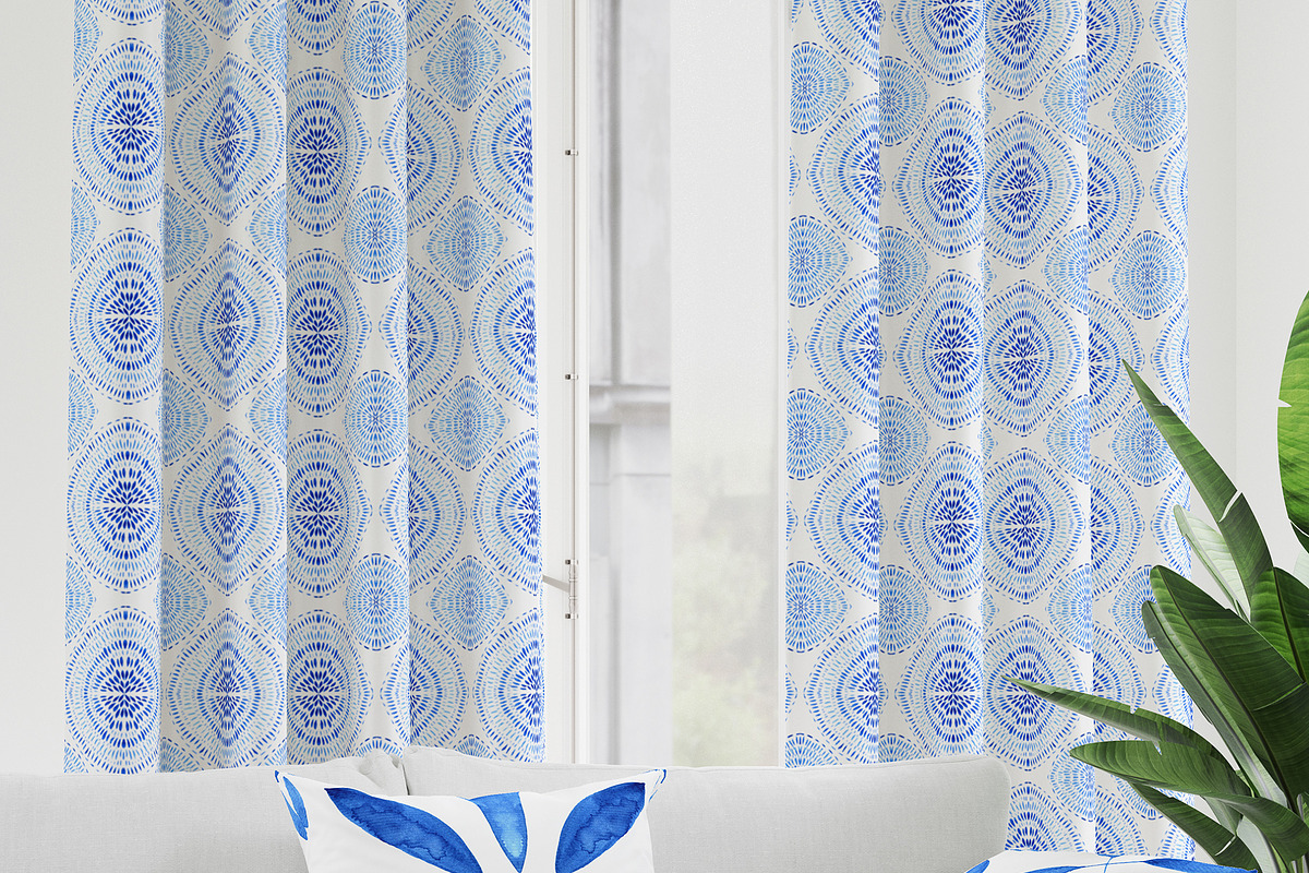 AZULEJOS. Part II. Watercolor tiles, a Decorative Illustration by Liliia Polos Illustration (Photo 8 of 12)