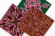 Pink and Green Watercolour Pattern, an Illustration by Pixafied (Thumbnail 3 of 3)