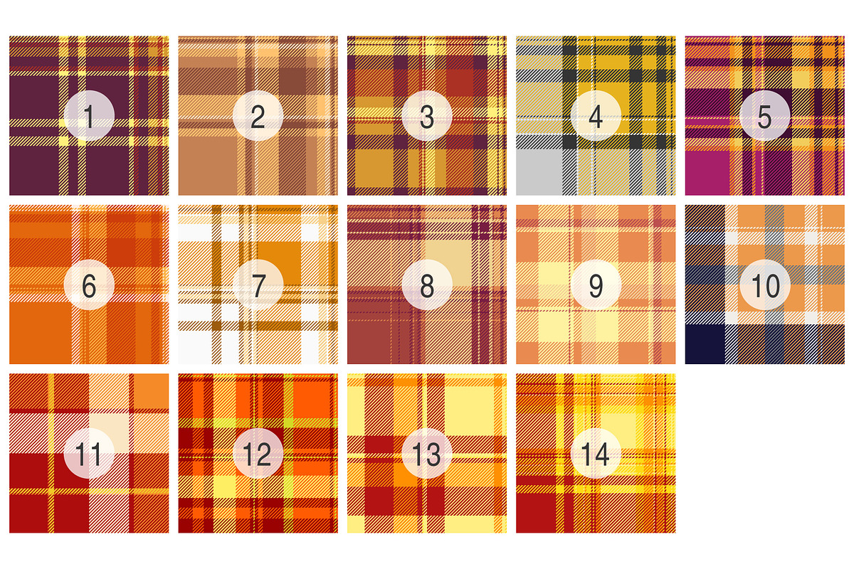 #182 Golden Plaids, a Pattern Graphic by Plaid4You (Photo 2 of 5)