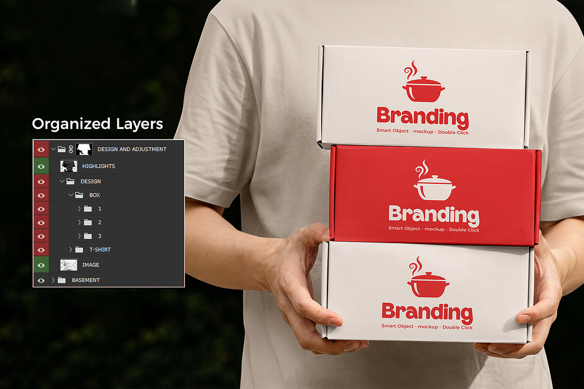 Cafe Branding Mockup Set, a Merchandise Mockup by RamStudio2 (Photo 3 of 8)
