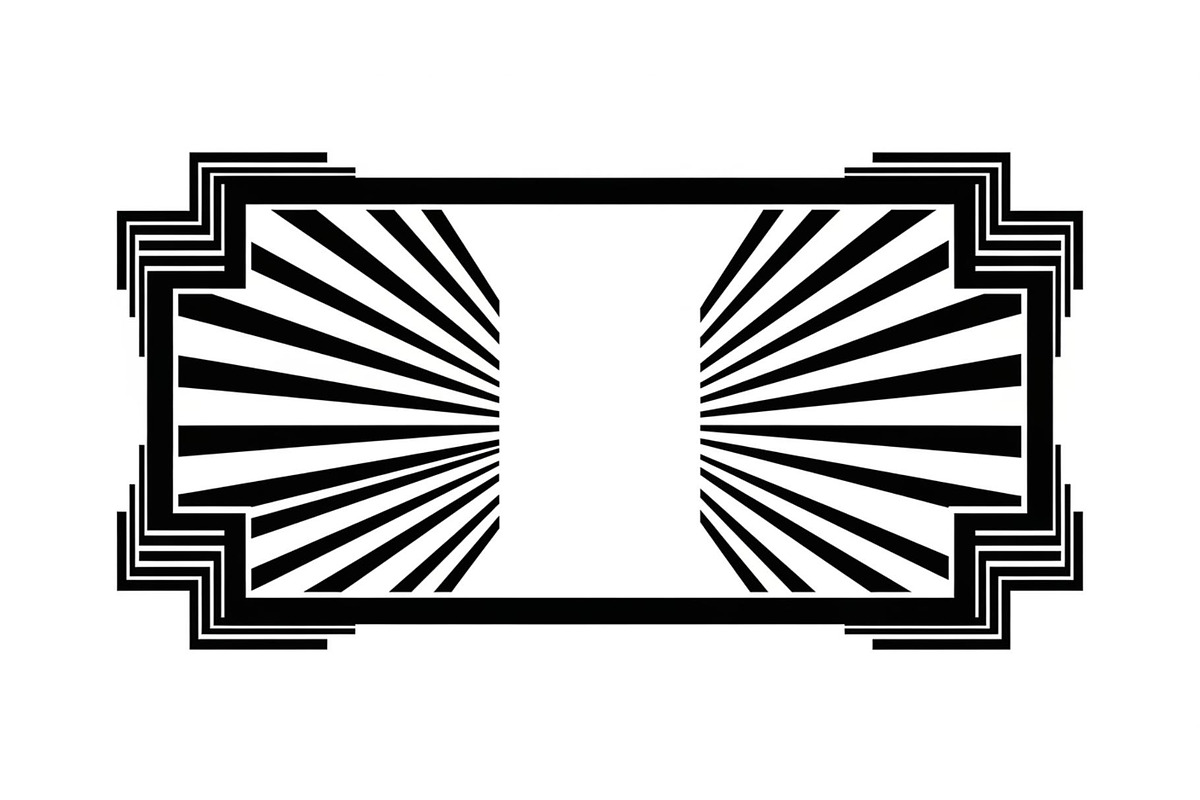 Art Deco Frame SVG Bundle, an Illustration by Creativeshirt (Photo 4 of 31)