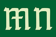 Gothic Initials Eight Font, a Script Font by GG Design (Thumbnail 8 of 14)