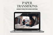 Paper Transitions for Videos, a Social Media Template by Mstvisuals (Thumbnail 1 of 7)