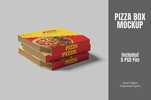 Pizza Box Mockup