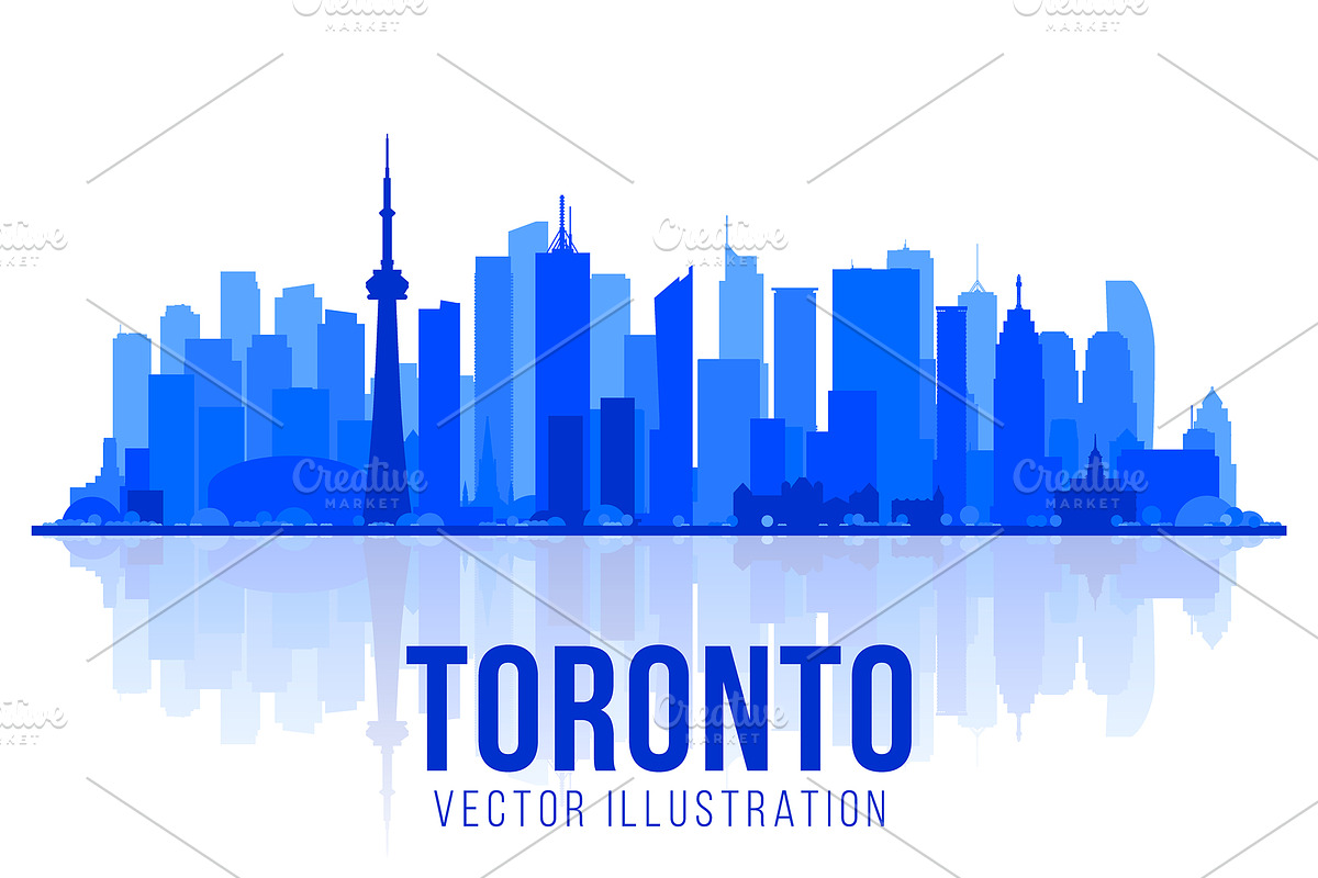 Toronto Canada city skyline, an Illustration by Sky and glass (Photo 5 of 5)