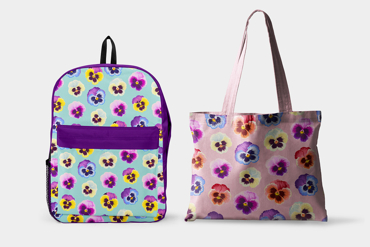 Pansy Patterns, a Pattern Graphic by GreyLilac (Photo 9 of 9)