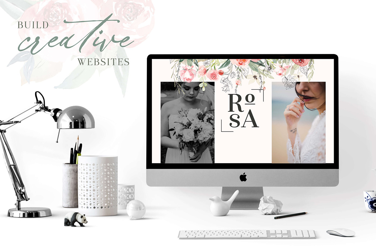 RoSA - Floral Clipart, an Illustration by The Autumn Rabbit Ltd (Photo 13 of 14)