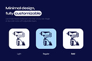 Chores Symbol Icon Set, a Solid Icon by Vectors Market (Thumbnail 5 of 7)