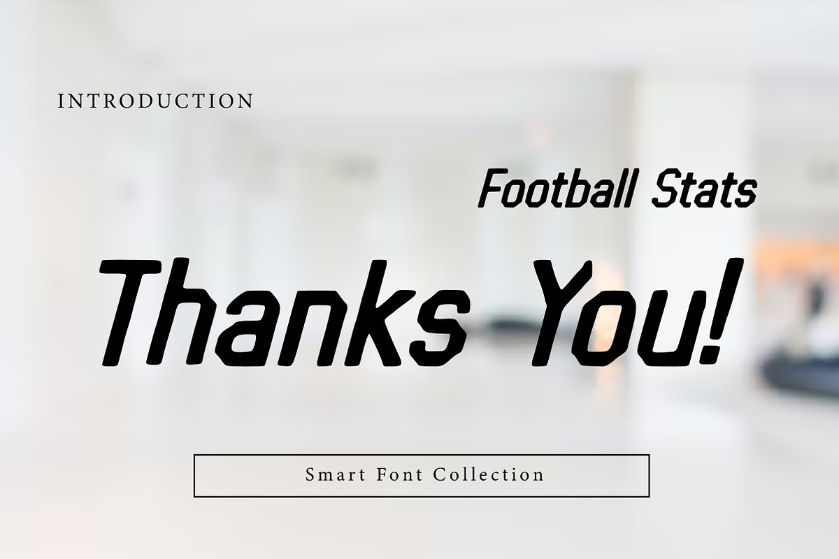 Football Stats, a Serif Font by Wow Magic (Photo 3 of 3)